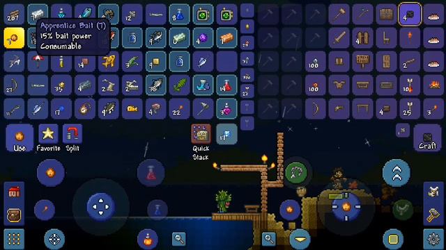 Terraria Mobile - Reveal Shark Catching Tutorial