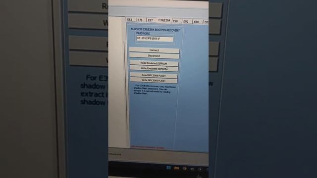 Acdelco E39a Recovery. Восстановление Эбу асделко е39а. Telegram @autoproguz