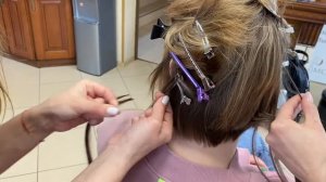 СЛОЖНОЕ НАРАЩИВАНИЕ на короткие волосы!