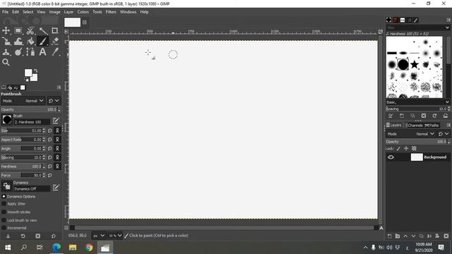 فتح برنامج جيمب و اضافة صورة وحفظ العمل Open GIMP , add photo and save project смотреть онлайн
