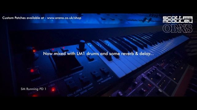 OBX8 Custom Patches - Kate Bush Running Up That Hill #katebush #runningupthathill #strangerthings