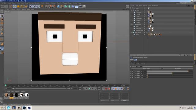 Cinema 4D - Pose Morph Tutorial - Rigging смотреть онлайн