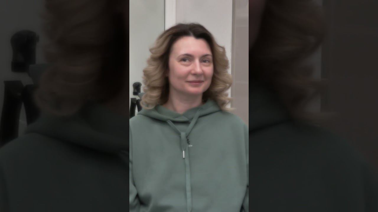 Вьющаяся укладка длинных волос #shorts смотреть онлайн