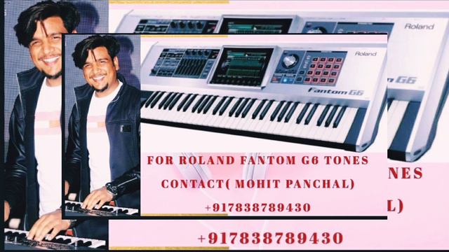 Roland fantom G6 best Indian Tones||Mohit Panchal keyboardist смотреть онлайн