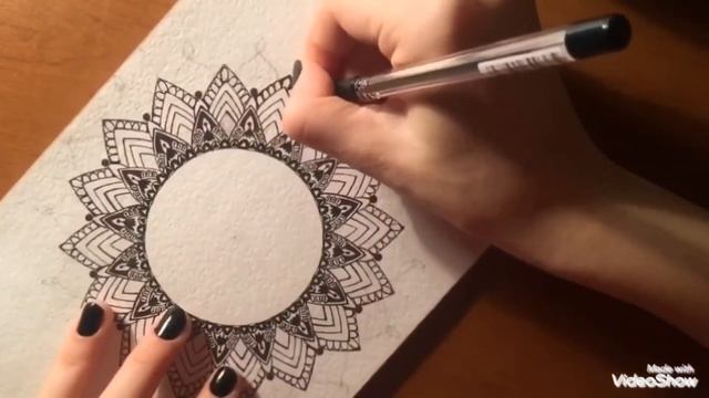Mandala sketch|Мандала эскиз Part 1| Часть 1 смотреть онлайн