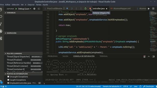 VS Code IDE para Java SE, Java EE y SpringBoot. смотреть онлайн