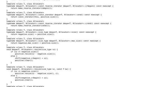 Implementation of std::deque (obsolete) смотреть онлайн