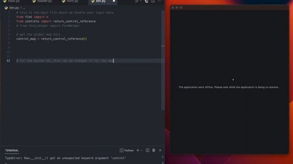Python Tutorial DataTable Using Flet