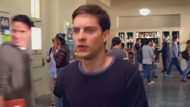 Питер Паркер против Флэша Томпсона. Школьная драка. Человек-паук 2002.