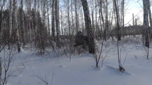 Буран по пухляку. Буран по глубокому снегу. Покатушки на Буране.