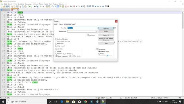 How to remove all lines containing a specific string text in Notepad++ ? ||Notepad++ tips and trick смотреть онлайн