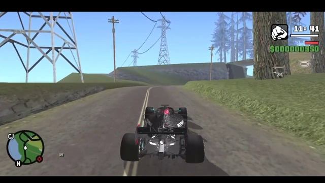 GTA SA F1 Mercedes W11 EQ 2020 смотреть онлайн