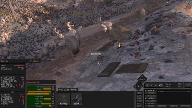 Kenshi: Toughness training tutorial (for those with Flesh) смотреть онлайн