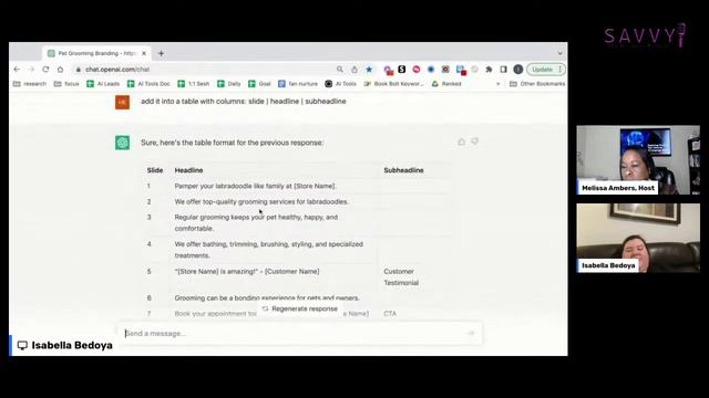 ChatGPT Prompts, Carousel, & so much more with Isabella Bedoya смотреть онлайн