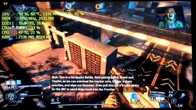 Titanfall - GTX 750 Ti 2GB - i7 920 - 1080p Test смотреть онлайн