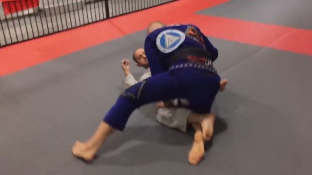 BJJ Kneebar Against A Knee Shield ...Paul Stolyar And Aleksandar Jovanovic