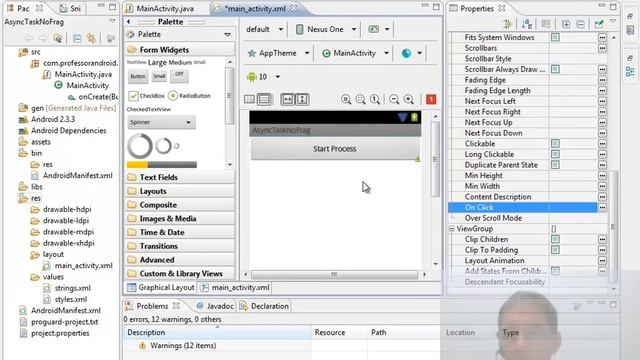 Android Programming Tutorial: 29 - AsyncTask - Part -1 смотреть онлайн