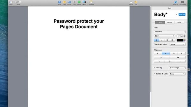 Password Protect Pages Document on a Mac смотреть онлайн