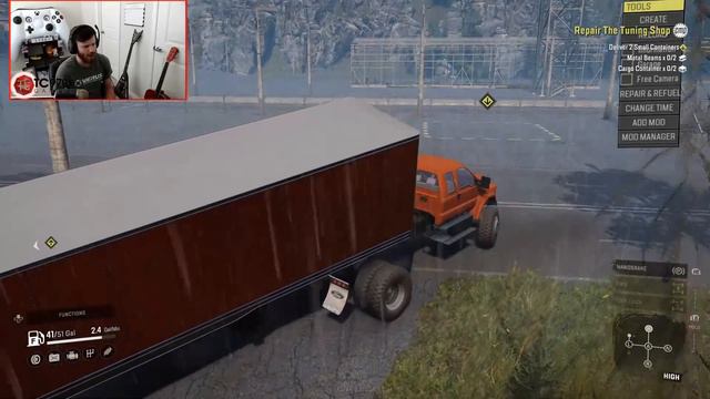 SnowRunner: WE BUILT A TUNING SHOP AT A RACE TRACK!! смотреть онлайн
