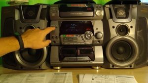 Panasonic SA-AK50. Работа аукс, кассет, радио.