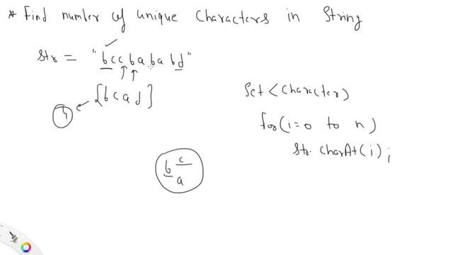 String - 8: Find number of unique characters in given String | Java Implementation смотреть онлайн