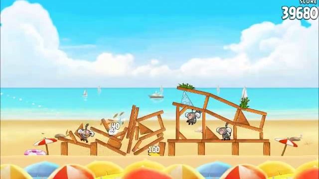 Official Angry Birds Rio Walkthrough Beach Volley 5-8 смотреть онлайн
