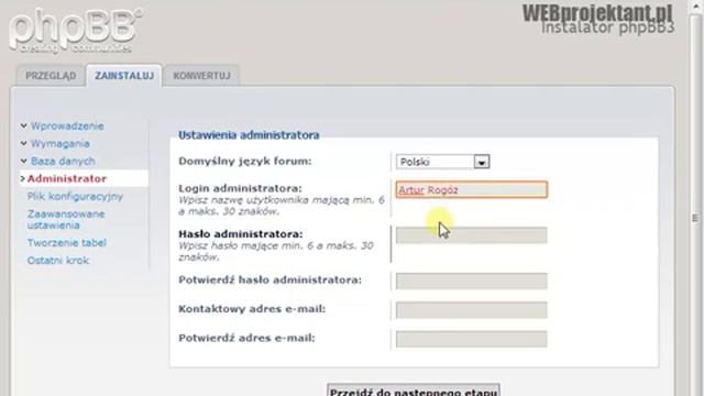 Budujemy nasze forum - instalacja skryptu phpbb3 смотреть онлайн
