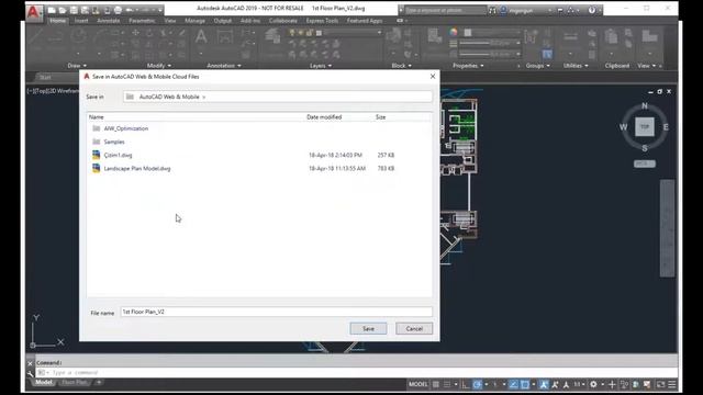 AutoCAD 2019 Save to Web And Mobile смотреть онлайн