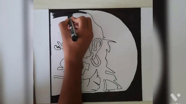 Lord Hanuman Silhouette// Sketch// The Art Store// By Aditya Singh смотреть онлайн