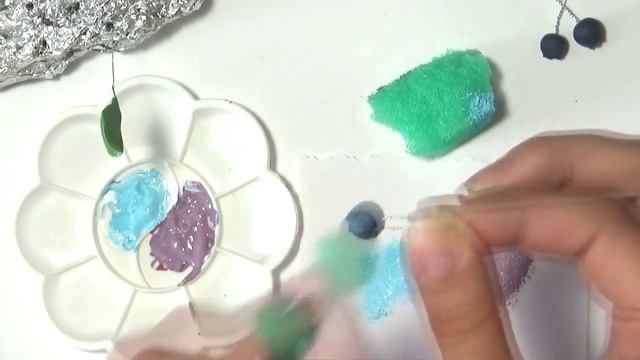 Черничный ободок из полимерной глины FIMO своими руками - МАСТЕР-КЛАСС смотреть онлайн