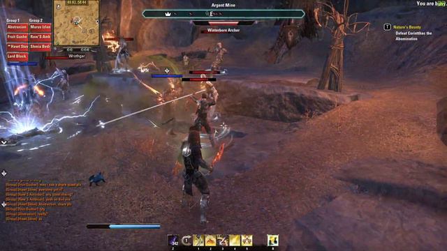 Group battle against Corintthac the Abomination | The Elder Scrolls Online ( PC ) смотреть онлайн
