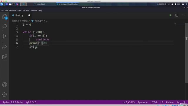 6.27. Break Continue Pass смотреть онлайн