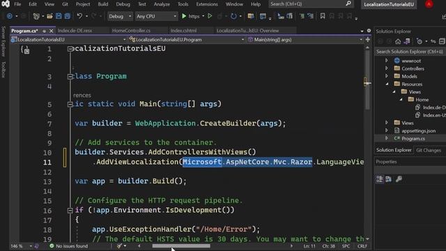 ASP.NET Localization - Adding a multilanguage content system смотреть онлайн