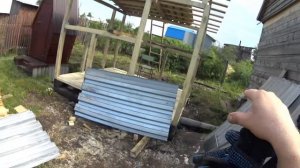 Сарай + дровник ,строю один!