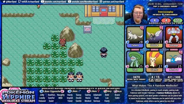 Pokémon Sapphire Wedlocke, Part 29: Training For Norman #4! смотреть онлайн