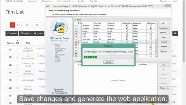 PHP Generator 15.12 new features. Part 2. 100% Responsive Design смотреть онлайн