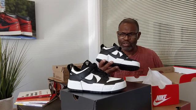 W Nike Dunk Low Disrupt Summit White/Black CK6654-102 смотреть онлайн