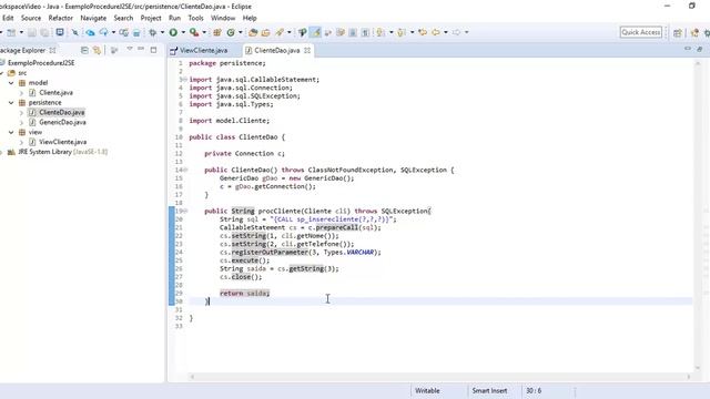 Chamada de Stored Procedures em Java смотреть онлайн