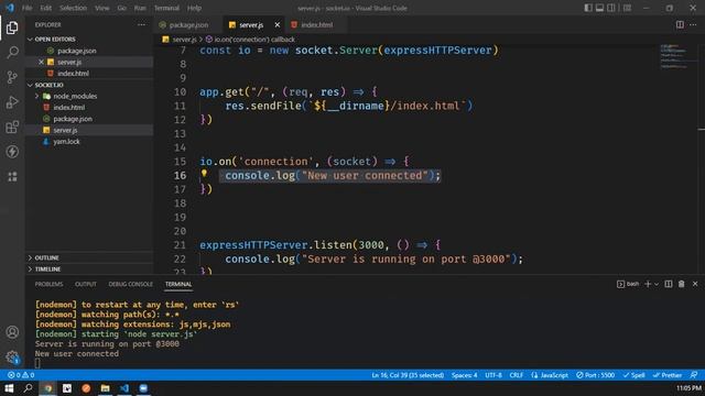 Socket.io | Server setup and Socket Event | Coding Club Bangladesh | Md. Rokibul Hasan смотреть онлайн