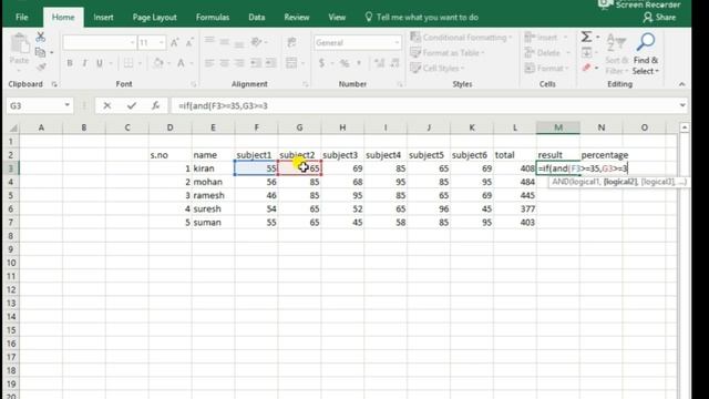 Excel Mark list||sum formula,result formula,average formula|| basic information|| смотреть онлайн