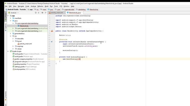 Como crear un AlertDialog - Tutorial Android Studio смотреть онлайн