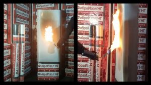 Огневые испытания: негорючая мембрана ФибраИзол НГ