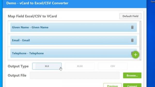 VCF to Excel Converter Tool to Convert vCard to Excel & CSV Format