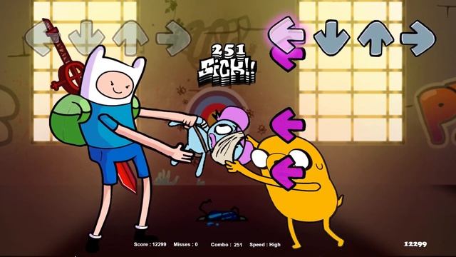 Friday Night Funkin' - Finn and Jake | Adventure Time - Tug of war (FNF Mod) смотреть онлайн