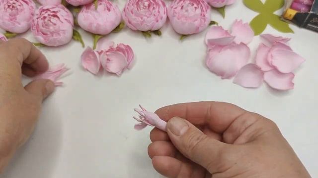 МК/DIY ПІОНИ/ФОАМІРАН/ просто без ВИКРІЙОК