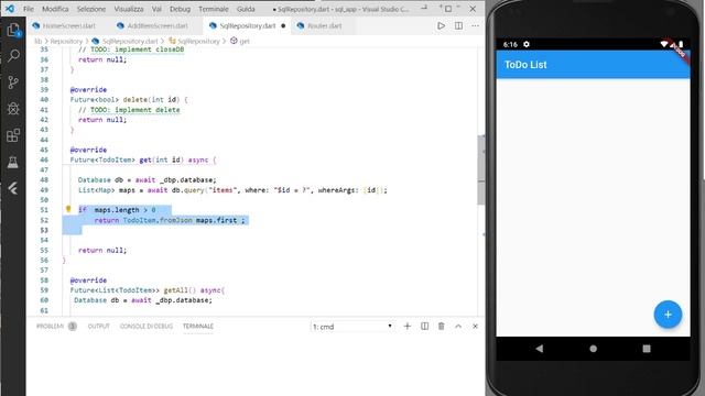 Dart & Flutter ITA 40: Sqlite - seconda parte смотреть онлайн