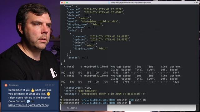 Code Reviews with AJ #6: API and Docs for client's User Management Admin Portal смотреть онлайн