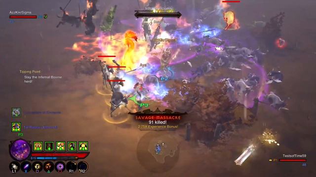 Diablo 3 ROS Hardcore Not The Cow Level Torment PS4 Moo Moo Time смотреть онлайн