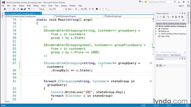 024 Group queries with lambda expressions