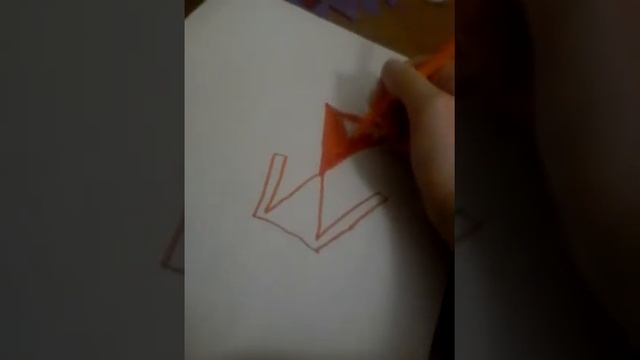 Самый лёгкий способ нарисовать платье. (детский способ) смотреть онлайн